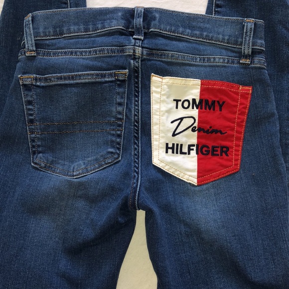 Tommy Hilfiger Color Block raw hem Jeans - Picture 4 of 11